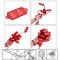 Lulu Home Christmas Pull Bows for Gifts, Xmas Bows for Presents, Assorted Colorful Pull Bows for Gift Wrapping, 24 PCS